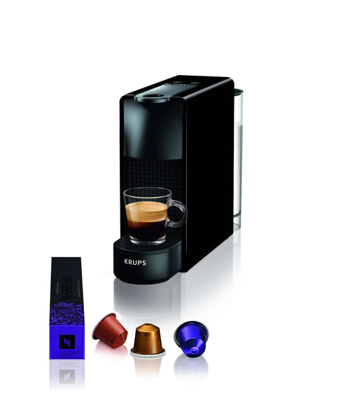 Kapselmaschine kompakt schwarz 2 Tassengrößen Espresso Lungo
