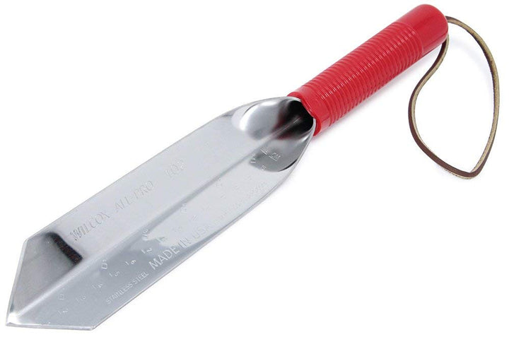 Gartenkelle Edelstahl 30,5 cm schmal für Pflanzen und Graben