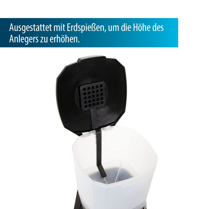 Futterautomat Solar 6 Liter fuer Gartenteich 1-6 Fuetterungen - Bild 4