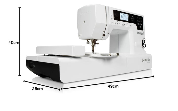 Näh- und Stickmaschine 200 Stiche 100 Stickmotive LCD 7mm Stichbreite - Bild 10