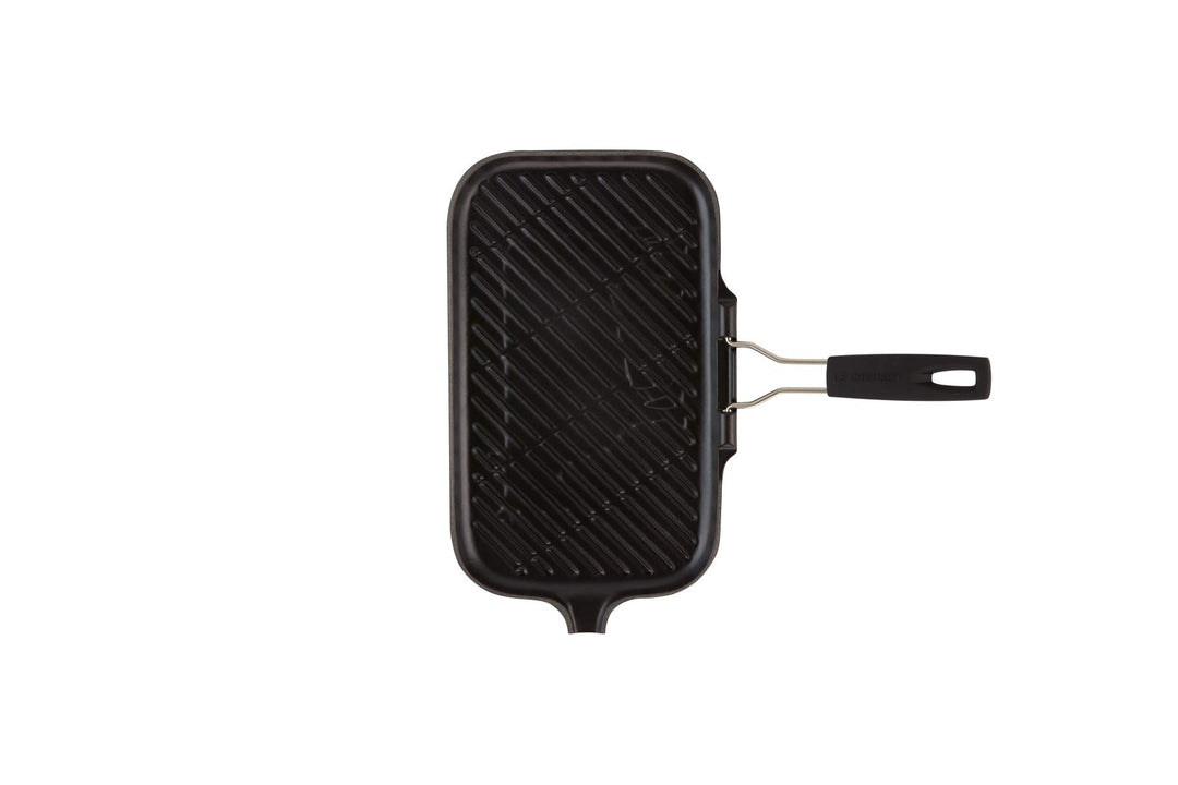 Gusseisen-Grillpfanne rechteckig mit Klappgriff, 59x36 cm - Bild 3
