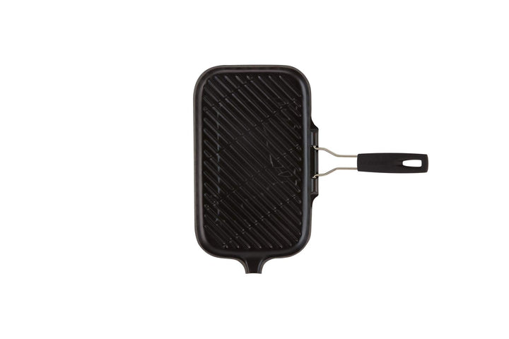 Gusseisen-Grillpfanne rechteckig mit Klappgriff, 59x36 cm - Bild 3