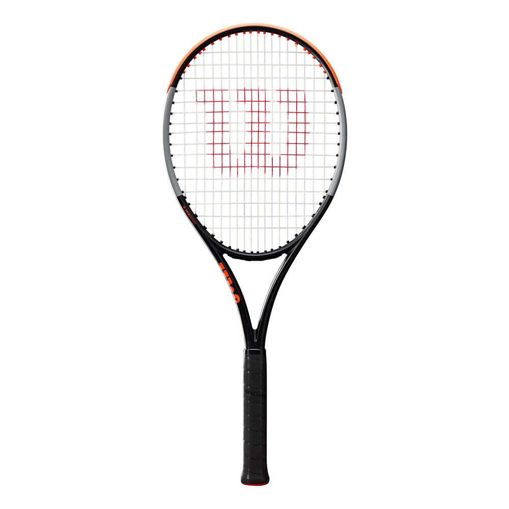 Tennisschläger 100 LS V4.0 Schwarz/Grau/Orange Allround