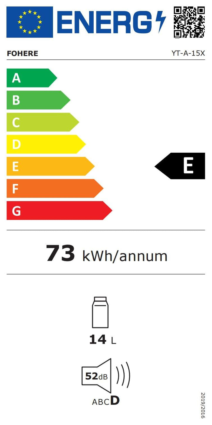 Mini Kühlschrank 15L mit Kühl- und Heizfunktion, ECO-Modus, Schwarz