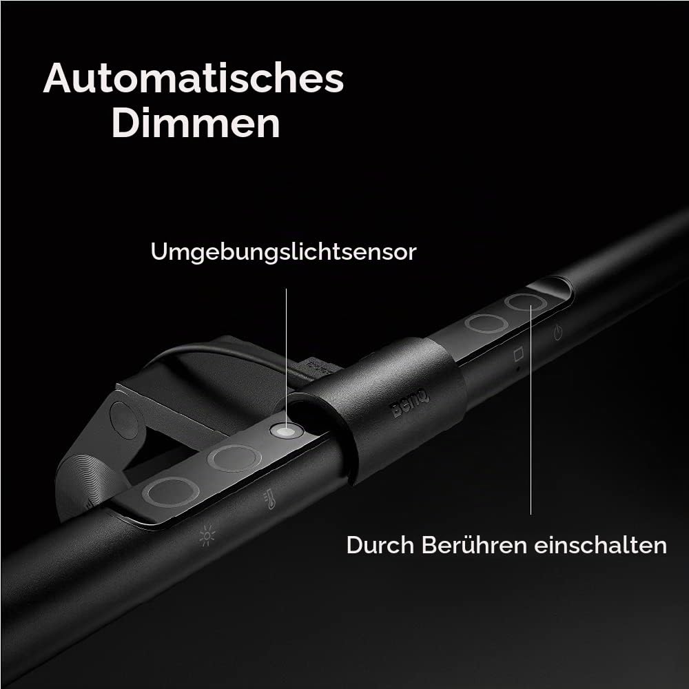 Monitorlampe LED mit Auto-Dimmen, blendfrei, USB-A, CRI>95 - Bild 3