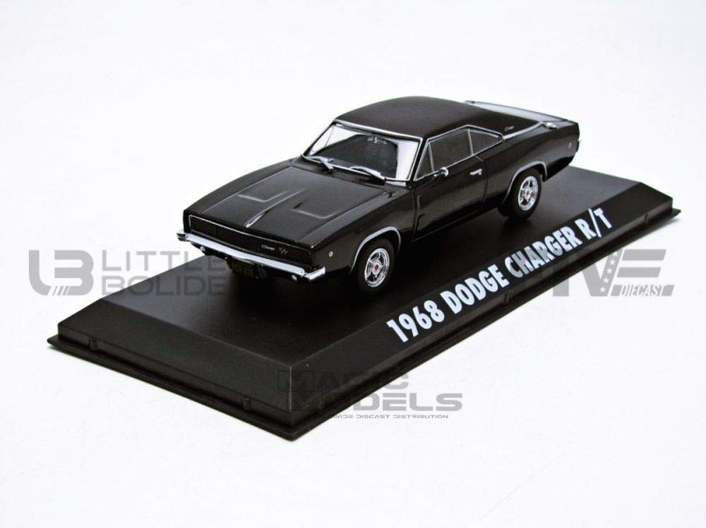 Modellauto Dodge Charger 1968 Bullitt Film 1:43 Schwarz Sammlermodell - Bild 2