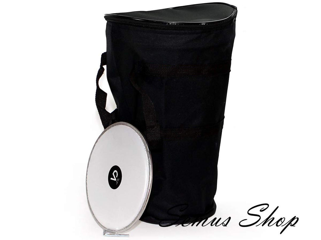 Darbuka Profi Aluguss handgraviert 22 cm Fell Bauchtanz - Bild 6