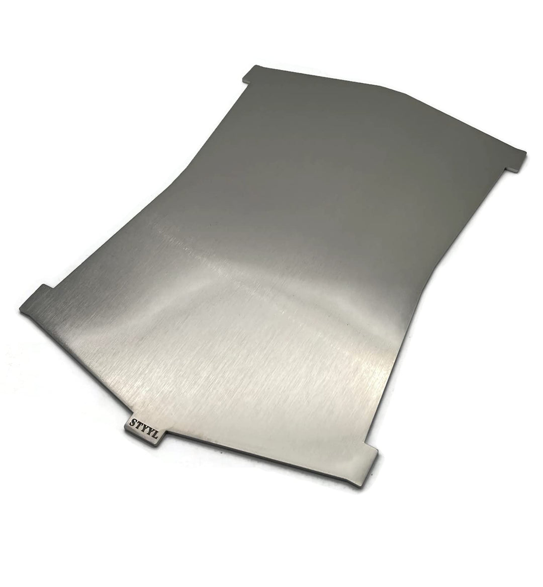 Plancha für Skotti Grill Edelstahl 3mm 30x21,5cm Made in Germany