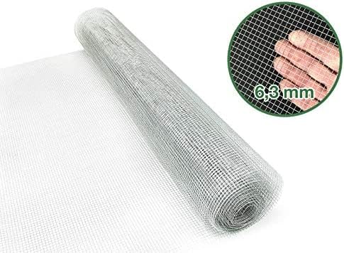 Drahtgitter verzinkt feinmaschig 6,3 mm Volierendraht 100x1000 cm - Bild 3
