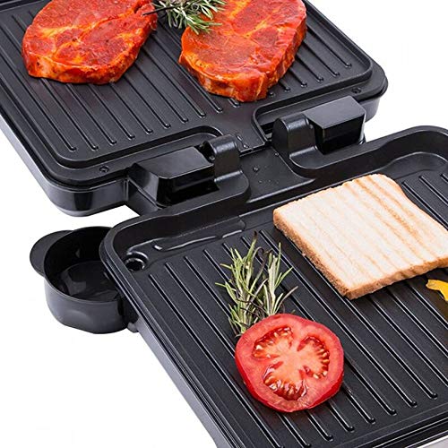 Elektro-Tischgrill Kontaktgrill 1800W mit Antihaftbeschichtung klappbar - Bild 4