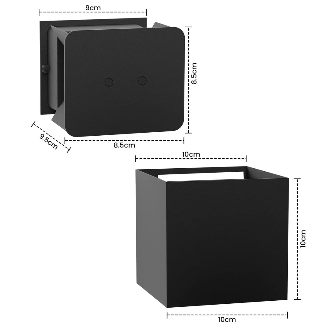 Wandleuchte Aussen/Innen 4er-Set G9 LED Aluminium IP54 3000K - Bild 6