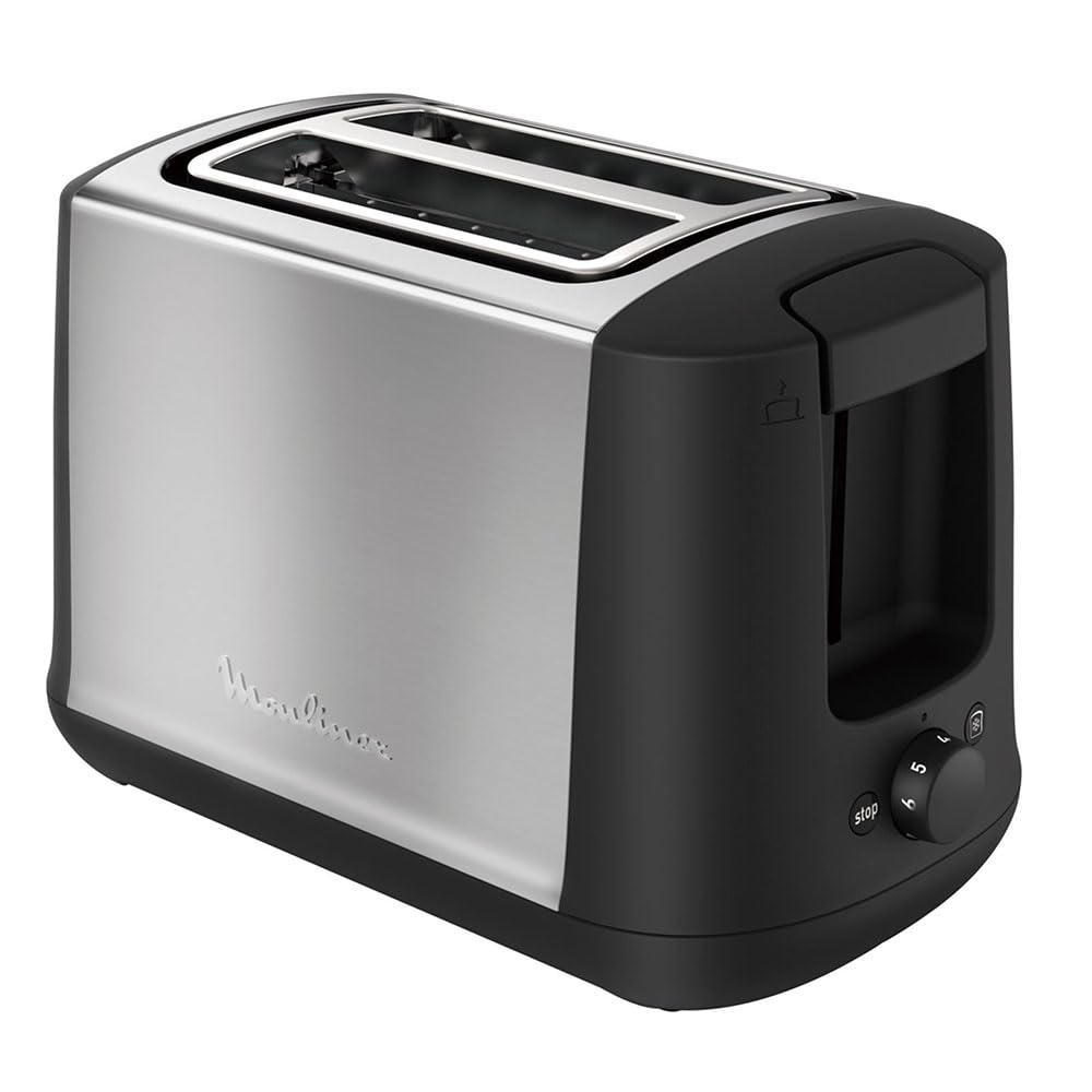 Toaster 2 Schlitze Edelstahl 850W mit 7 Bräunungsstufen
