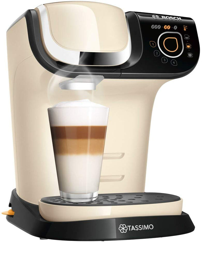 Kapselmaschine mit Getränkepersonalisierung BRITA-Filter 1500 W Creme