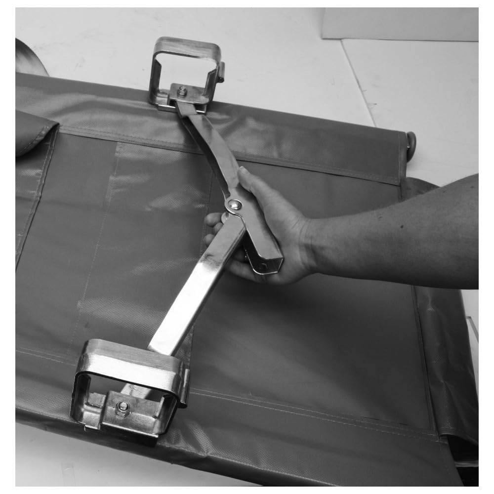 Krankentrage DIN 13024 klappbar Leichtmetall bis 150 kg - Bild 6