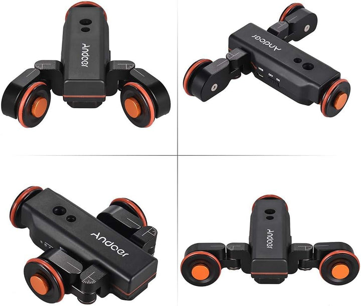 Kamera Dolly motorisiert mit Fernbedienung 3 Geschwindigkeiten DSLR - Bild 7