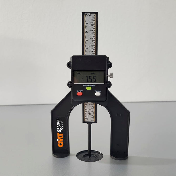 Digitaler Höhenmesser 0–80 mm mit Tiefenmessung für Holzbearbeitung - Bild 4