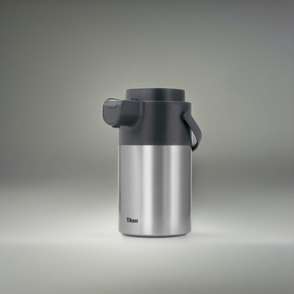 Thermoskanne mit Pumpe 3 Liter Edelstahl 24h heiss / 36h kalt - Bild 5