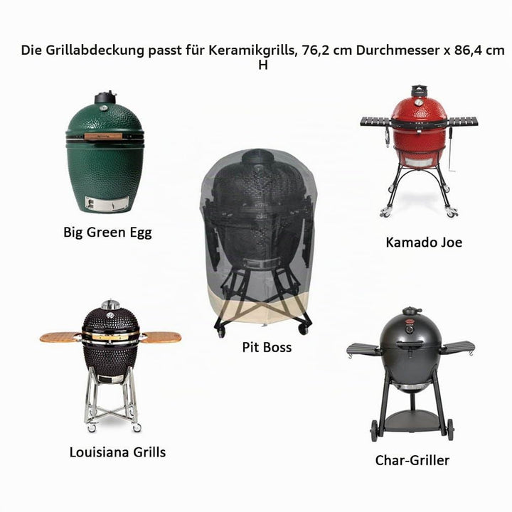 Kamado Grillabdeckung wasserdicht für Keramikgrill 76 cm - Bild 3