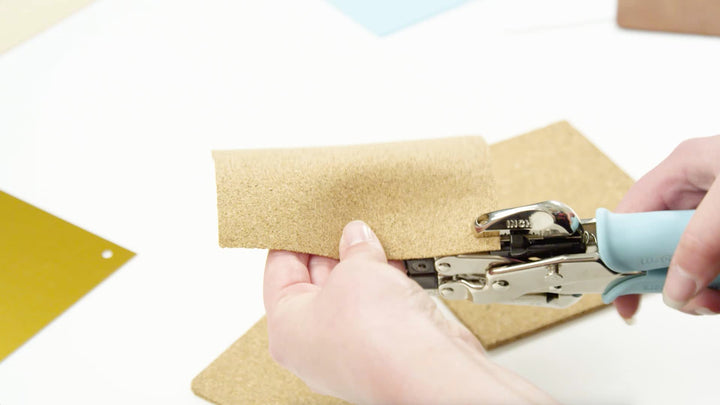Lochstanze und Ösensetzer 2-in-1 für Papier, Leder und Metall - Bild 9