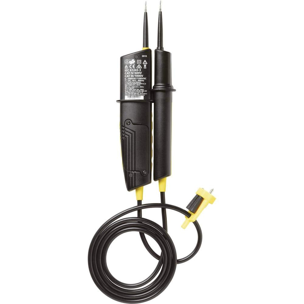 Zweipoliger Spannungsprüfer CAT IV 600V / CAT III 1000V mit LCD &amp; Akustik - Bild 2