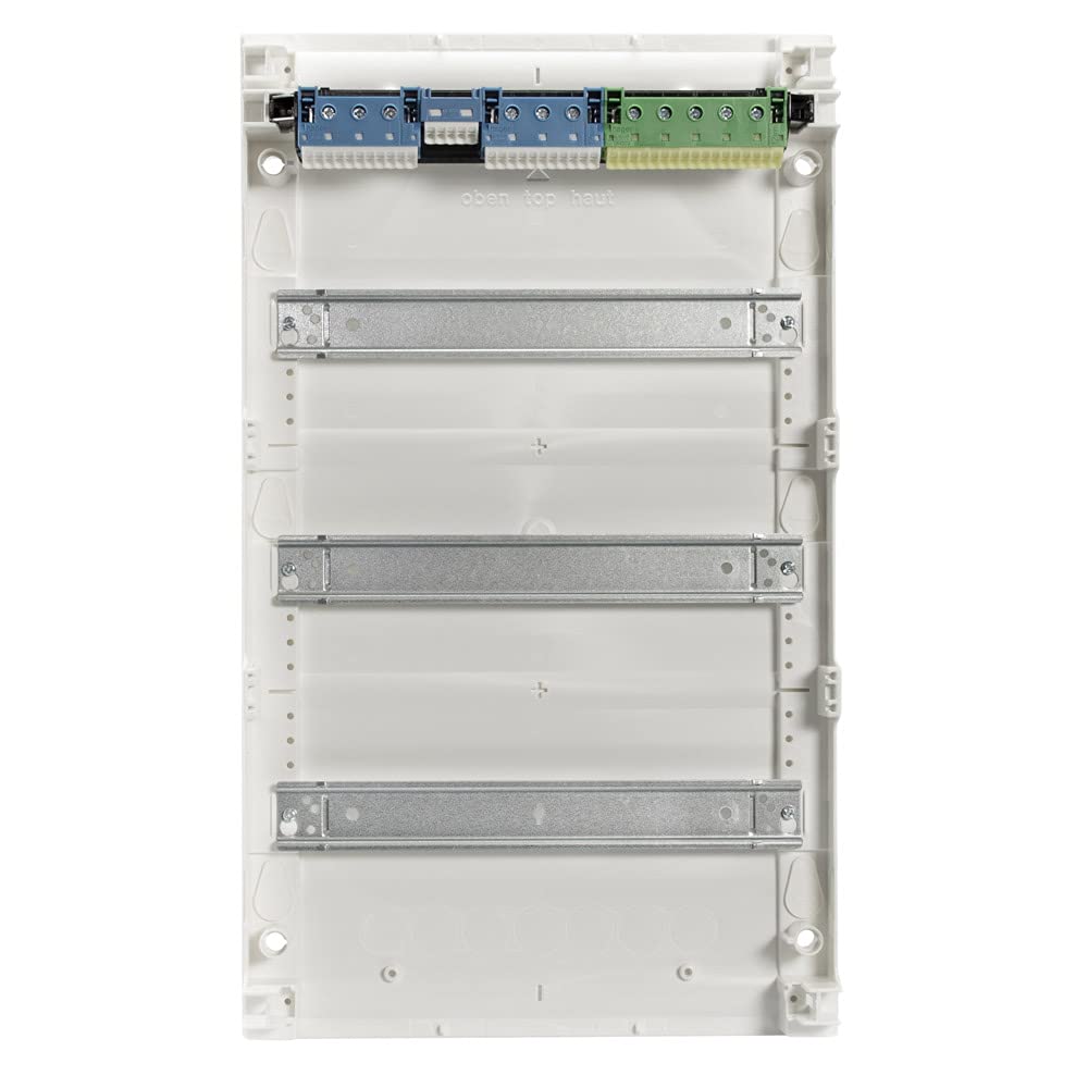 Aufputz-Verteilerkasten 3-reihig IP30 mit Tür, 36 Module, weiss - Bild 3