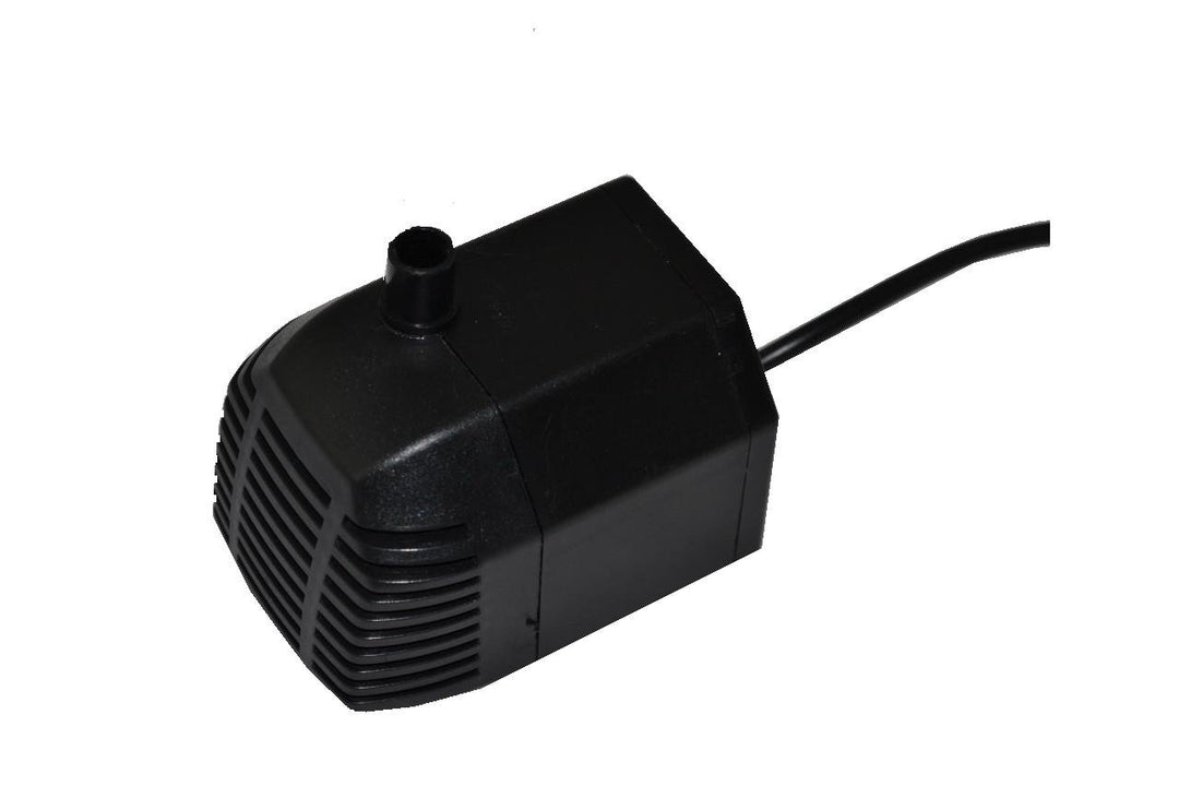 Solar Teichpumpe mit Akku und LED Steindesign Polyresin 2W - Bild 7