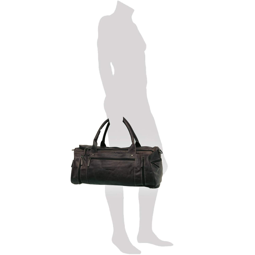 Weekender Reisetasche XXL Rindsleder Vintage Used Look Herren - Bild 8