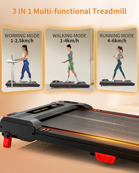 Laufband mit Steigung 5° und LED-Anzeige fuer Zuhause 150kg - Bild 5