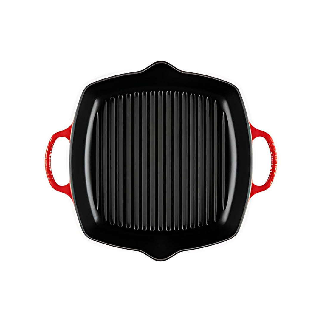 Grillpfanne Gusseisen quadratisch 30 cm mit Hilfsgriff, Induktion - Bild 5