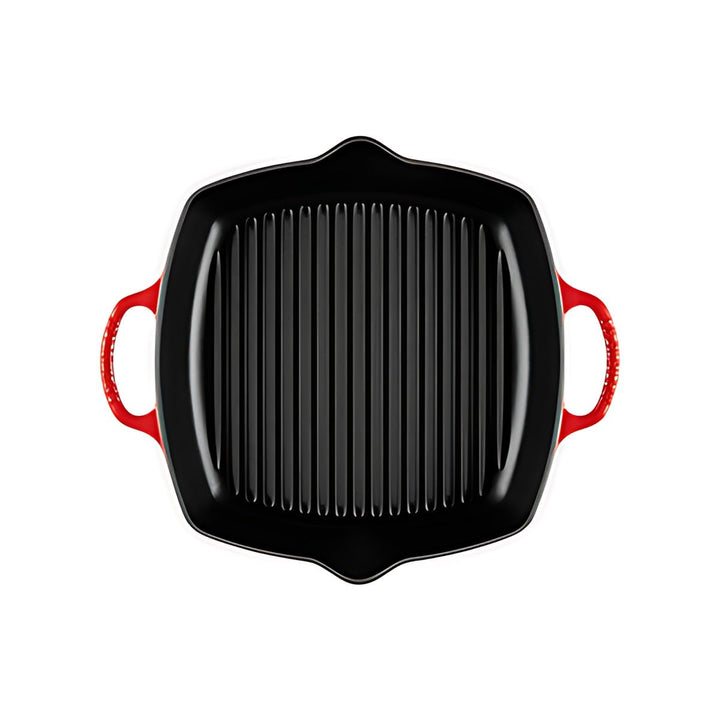 Grillpfanne Gusseisen quadratisch 30 cm mit Hilfsgriff, Induktion - Bild 5