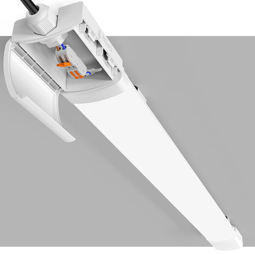 LED Feuchtraumleuchte 150 cm 45W 4950lm Kaltweiss IP65 fuer Garage Keller