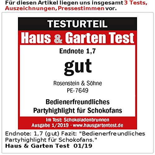 Schokobrunnen Edelstahl 250 W für bis zu 1 kg Schokolade - Bild 6