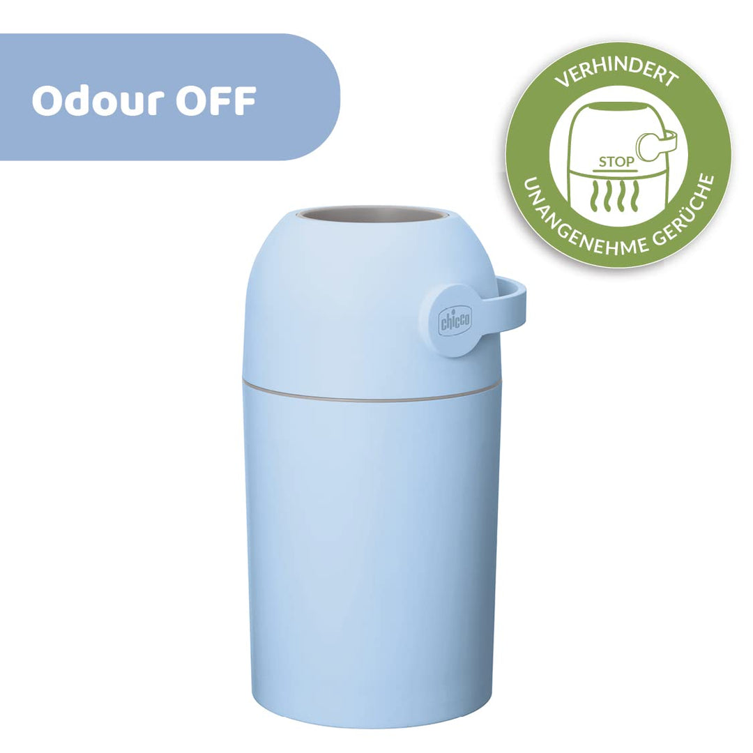 Windeleimer mit Anti-Geruch-System fuer normale Plastiktueten, Hellblau - Bild 3