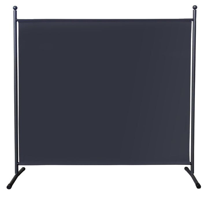 Paravent Outdoor Wetterfest 180x183 cm Grau Stahl Sichtschutz