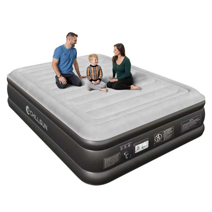 Luftmatratze 2 Personen 203x152x46 cm mit Elektropumpe Camping