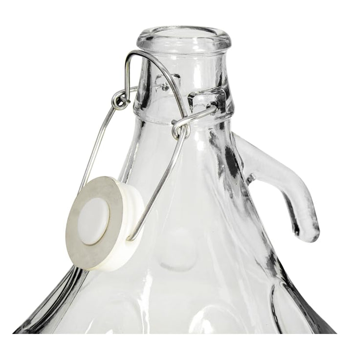 Gärballon 5L Glas mit Bügelverschluss und Kunststoffkorb 6er-Set - Bild 7