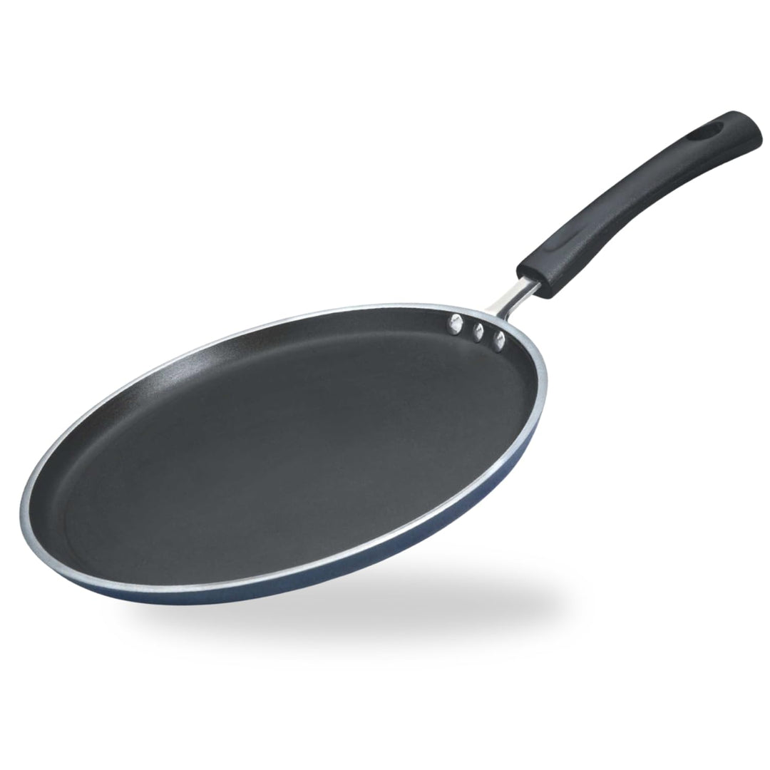 Dosa Tawa Antihaft-Grillpfanne Aluminium 25 cm flach