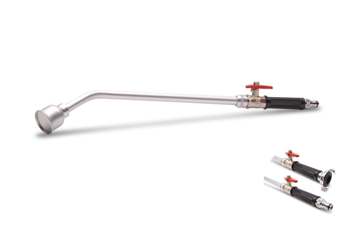 Giesslanze Aluminium 65 cm mit Kugelventil und Brausekopf