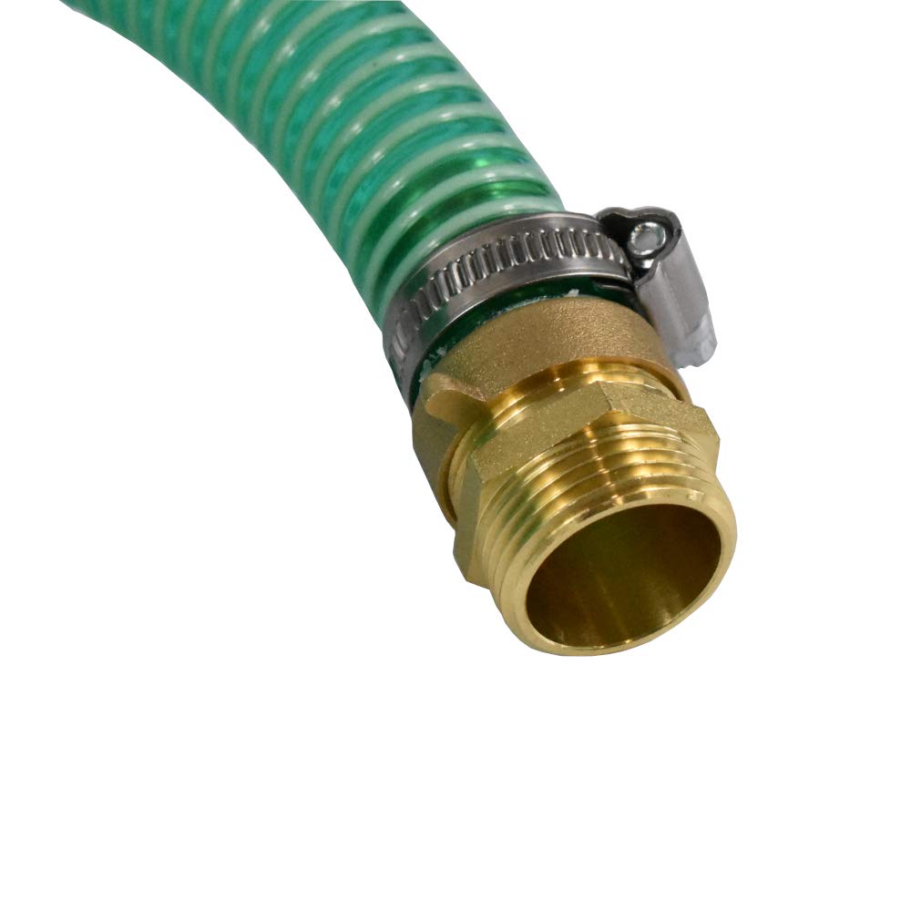 Saugschlauch 1 Zoll 25mm mit Saugkorb und Rückschlagventil 9m Gartenpumpe - Bild 2