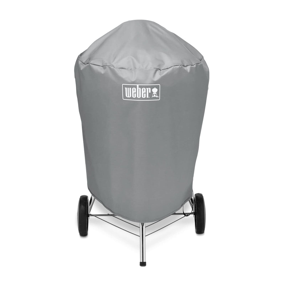 Grillabdeckung Holzkohlegrill 57 cm wasserabweisend Grau