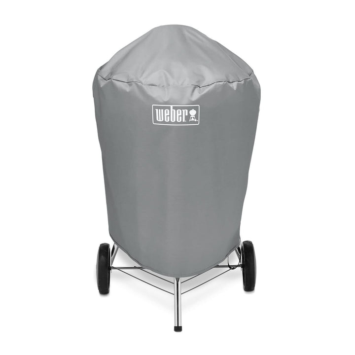 Grillabdeckung Holzkohlegrill 57 cm wasserabweisend Grau