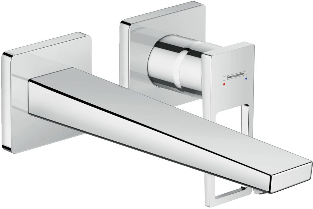 Unterputz-Waschtischmischer Wandmontage Chrom Auslauf 225mm EcoSmart