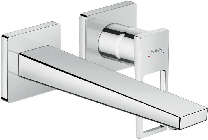 Unterputz-Waschtischmischer Wandmontage Chrom Auslauf 225mm EcoSmart