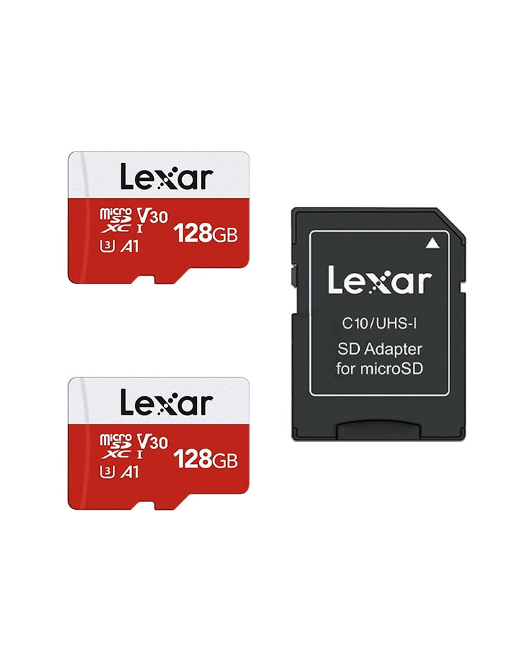 Micro SD Karte 128GB 2er-Pack mit Adapter UHS-I U3 Class 10 A1