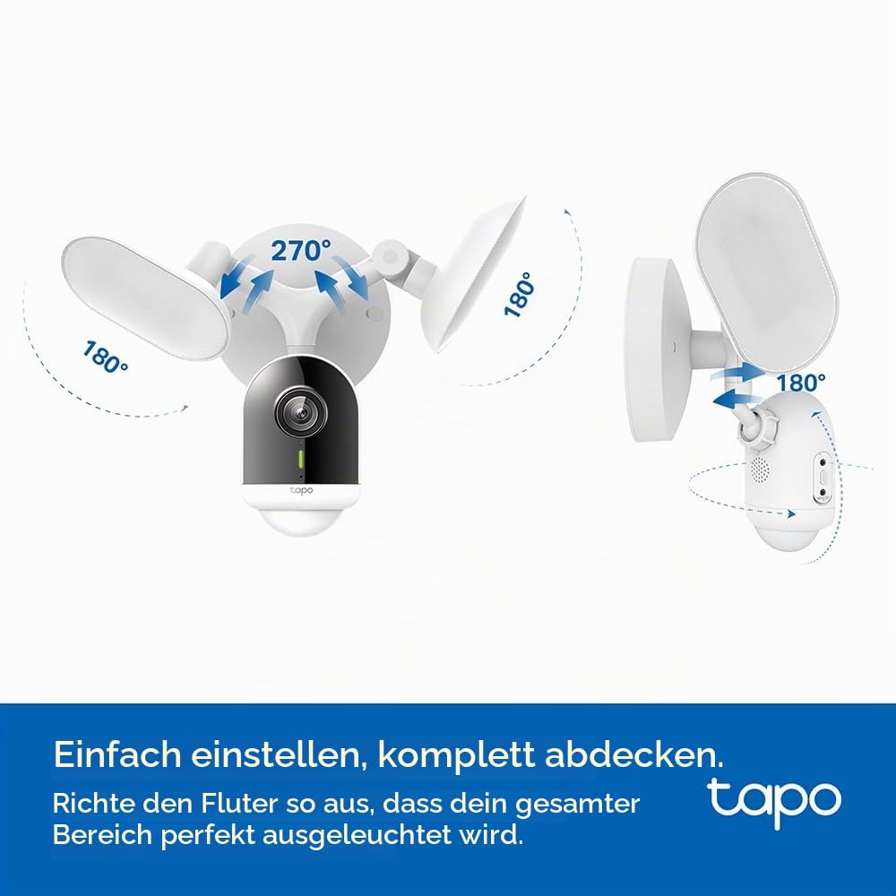 Flutlichtkamera Aussen 2K 4MP kabelgebunden 2800lm LED IP65 - Bild 7
