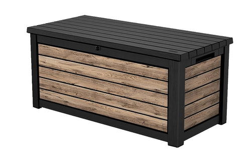 Auflagenbox 623 L Holzoptik Pinie wasserdicht mit Gasdruckfedern