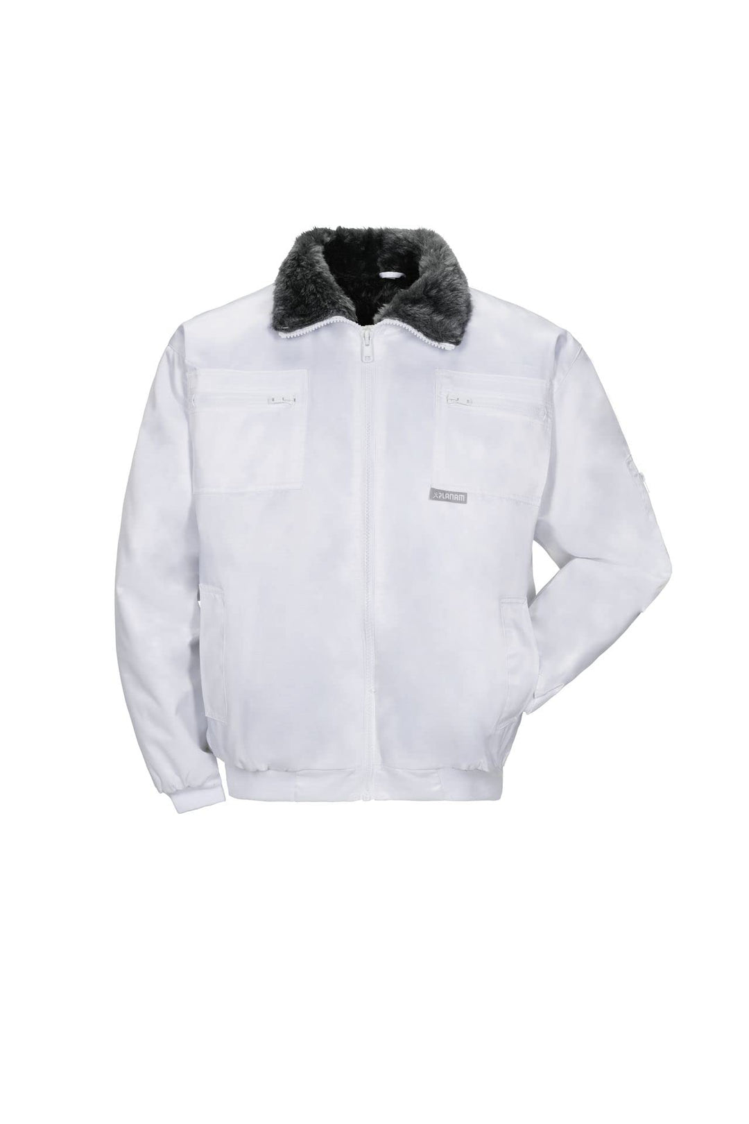 Pilotenjacke wasserabweisend mit Webpelzfutter Grösse L Weiss