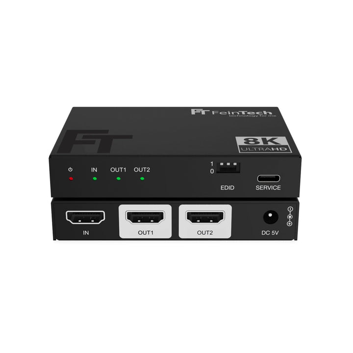 HDMI 2.1 Splitter 1-in-2 4K 120Hz 8K VRR Downscaler 2 Displays