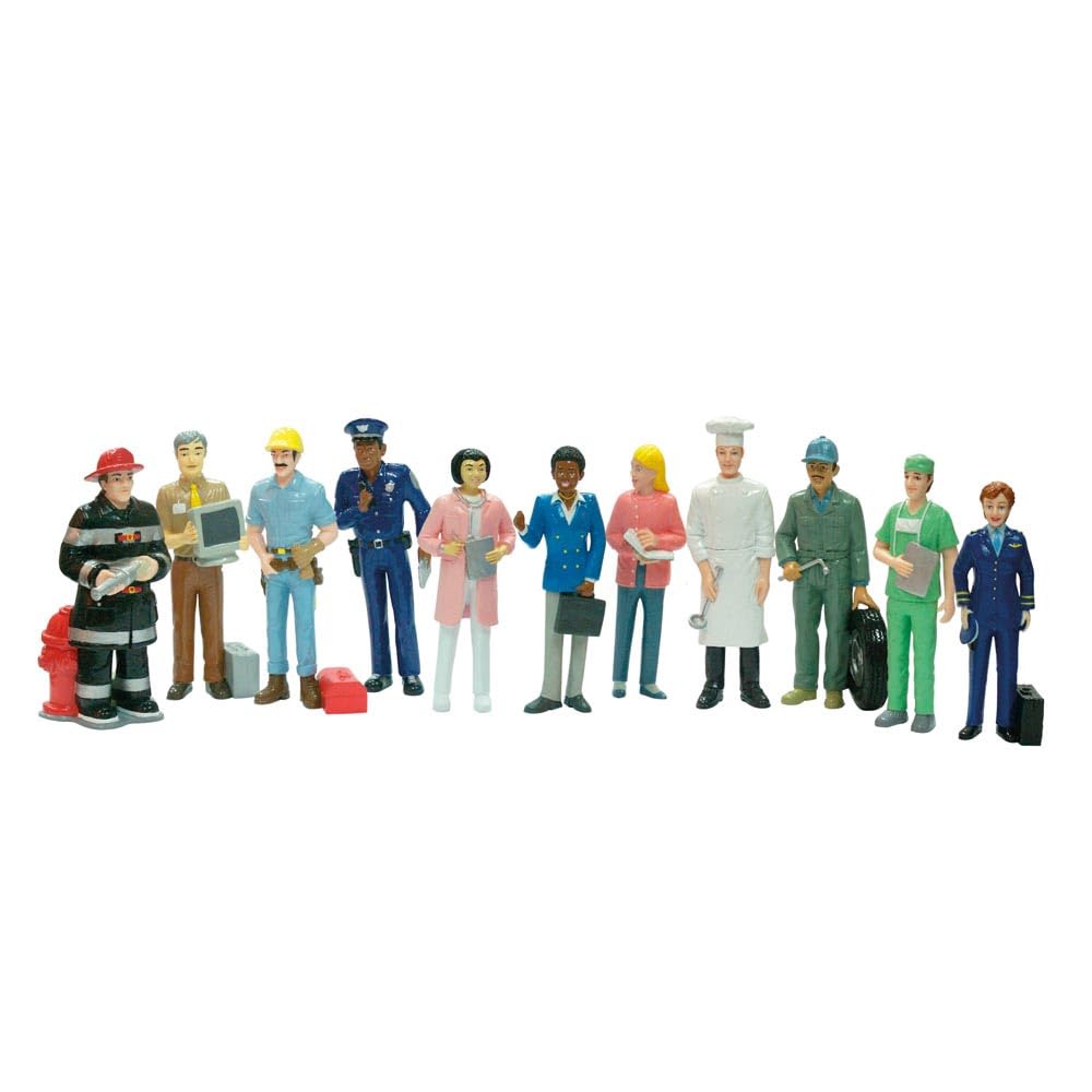 Berufe-Figuren Set 11-teilig 12,5 cm für Puppenhaus - Bild 2
