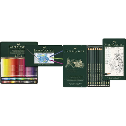 Aquarellstifte & Bleistifte Set 120+12 Künstler Metalletui